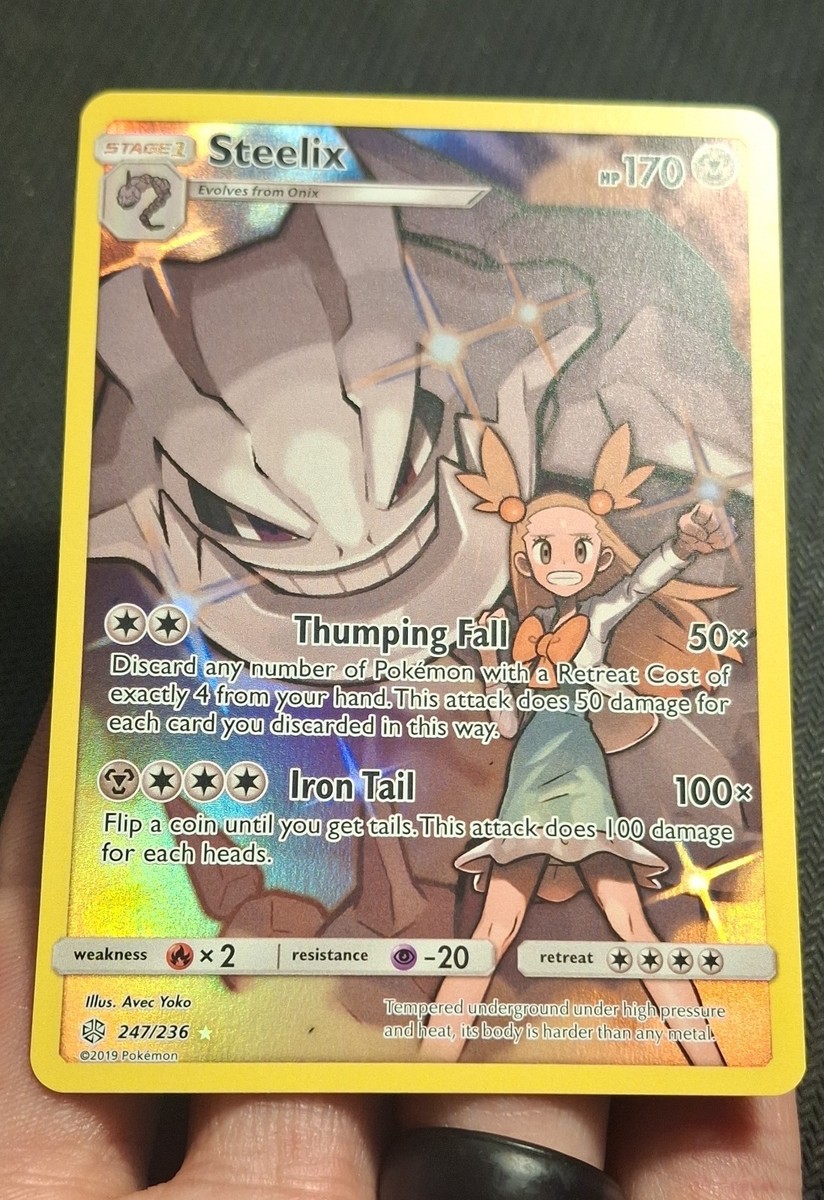 Steelix (Secret) 247/236 Sm-Cosmic Eclipse Holo NM | eBay
