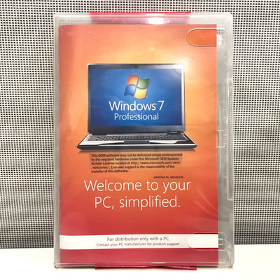 Microsoft Windows 7 Professional 64-Bit Full Version DVD