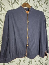 Shanghai Tang Top Blue Womens Size S Pajamas Cathay Pacific