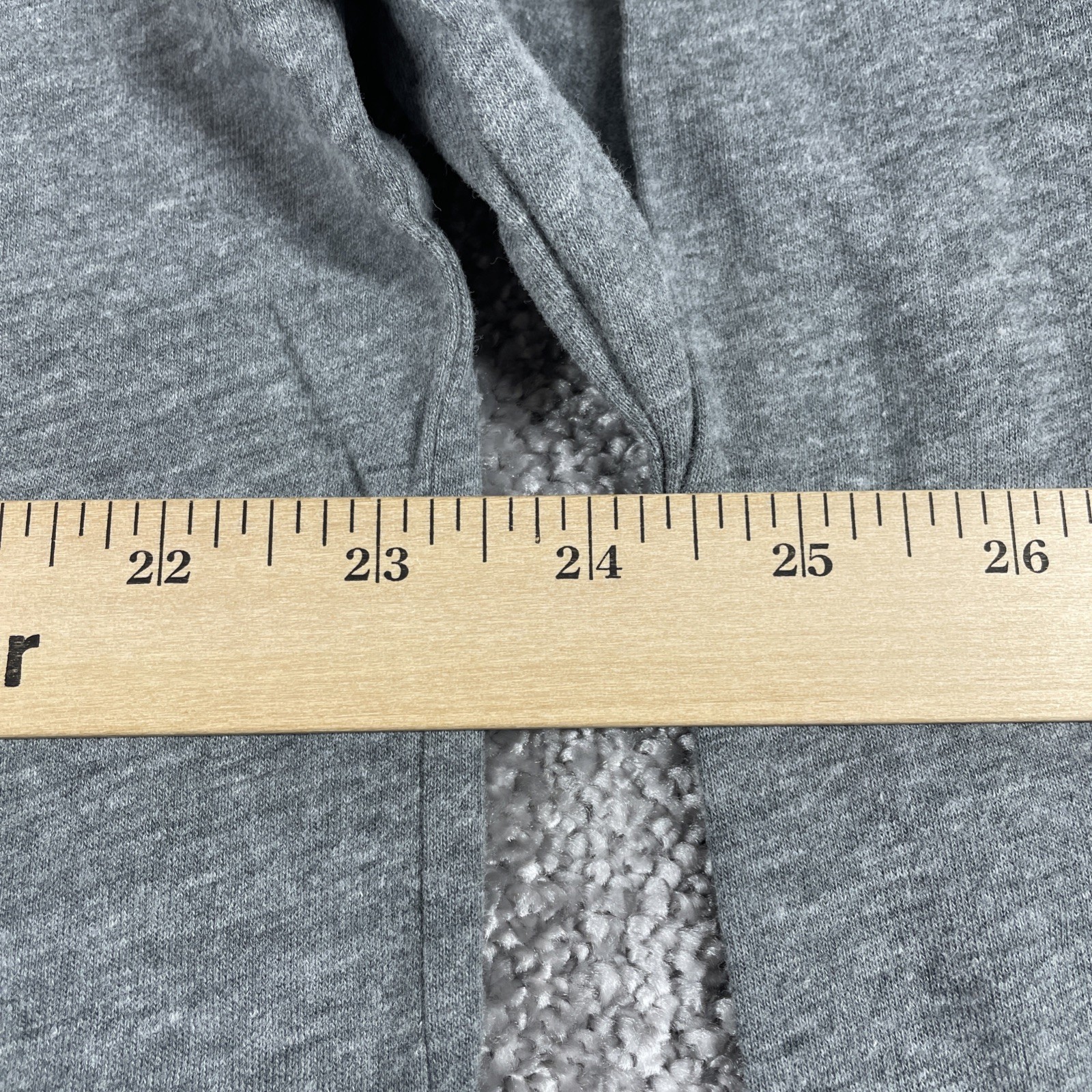 True Classic Hoodie Mens Extra Large Pullover Minimalist Cotton Blend Gray