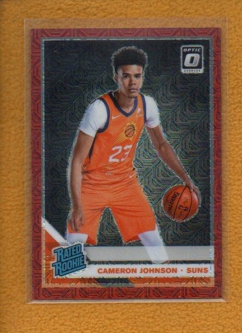 Cameron Johnson 2019-20 Donruss Optic Rated Rookie Choice Red Prizm RC #200 /88