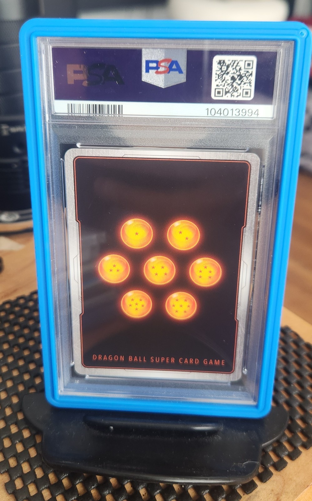 DRAGON BALL SUPER CARD FUSION WORLD ULTIMATE BATTLE PRIZE FB01-096 VEGETA PSA 10 view 2