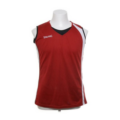 Spalding, Basketball Hemd, Größe: M, Rot/Weiß/Schwarz, Print, Mesh, Herren #2Xw