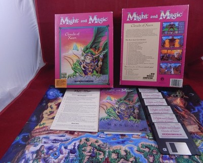 PC DOS:  Might and Magic 4: Clouds of Xeen - New World Computing 1992