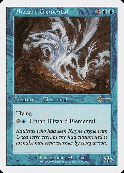 Blizzard Elemental NonFoil Beatdown Box Set 2 NM MTG