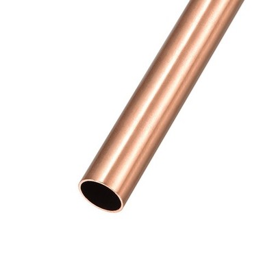Copper Tube 15mm OD x 1mm Wall T x 100mm  Straight Tubing for DIY Handicraft