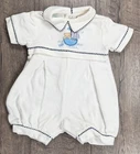 Baby Boy Clothes Vintage Koala Baby Sailboat Bear Romper Outfit