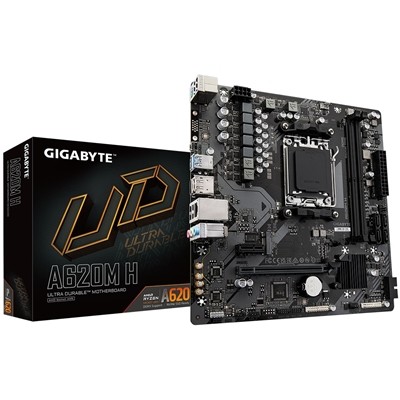 Gigabyte A620M H Ultra Durable Amd Am5 Sockel Mainboard Micro-ATX 2x Ddr5 Slot