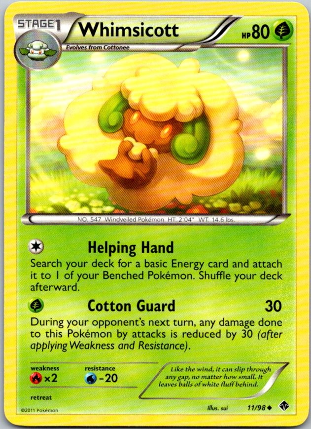 Whimsicott (11) 11/98 Uncommon Emerging Powers LP