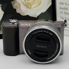 Sony Alpha a5100 24.3MP Mirrorless Digital Camera w/16-50mm Lens w/Battery Brown