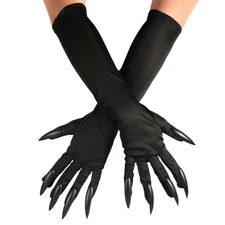 Halloween Costume Paw Gloves Long Fingernails Party Gloves Cat Claws Props