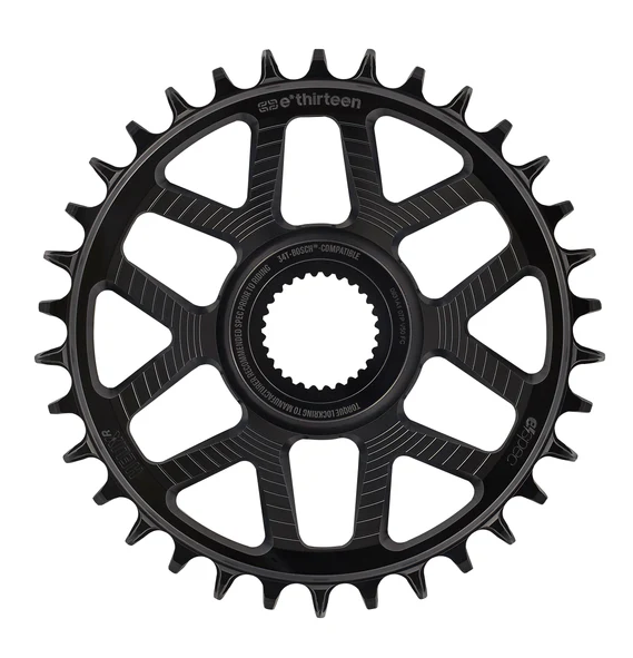 E*thirteen Corona Helix Race 34T in Alluminio Direct Mount per Bosch CX Gen4 Ner