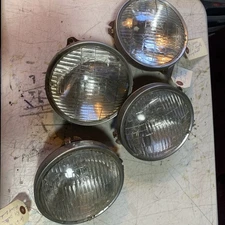 67 Chevelle Head Lamp Bucket Set Used Original