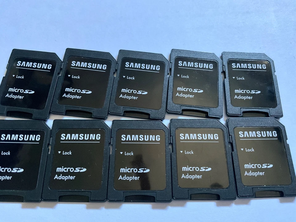 Lot of 10pcs SAMSUNG SDHC memory  cards ADAPTERs for  micro SD cards  - Image 2 of 3