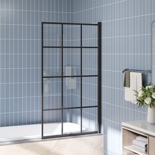 Bathroom Folding Splash Screen Water Stopper for Bathtub Countertop Divider