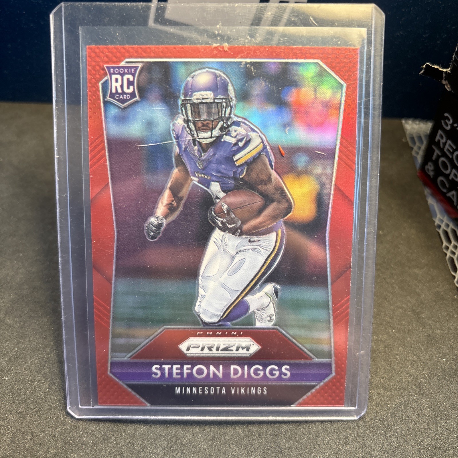 Stefon Diggs 2015 Red Prizm Rookie RC #285 Minnesota Vikings CLEAN