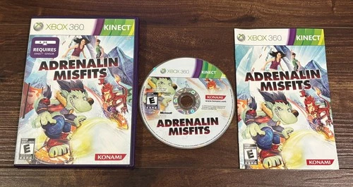 Adrenalin Misfits Complete w/ Case Manual XBOX 360 - TESTED
