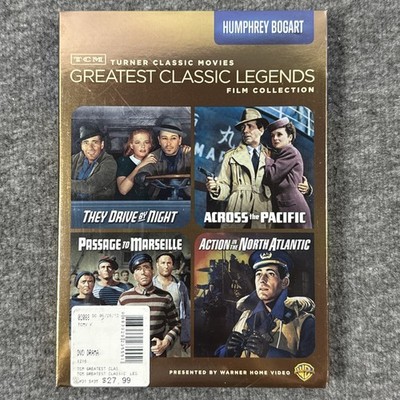 TCM Greatest Classic: Legends - Humphrey Bogart DVD (4-Film Set) New Sealed