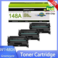 3 PK 148A W1480A With Chip Toner For HP LaserJet Pro 4001n/dn/1dw MFP 4101fdw