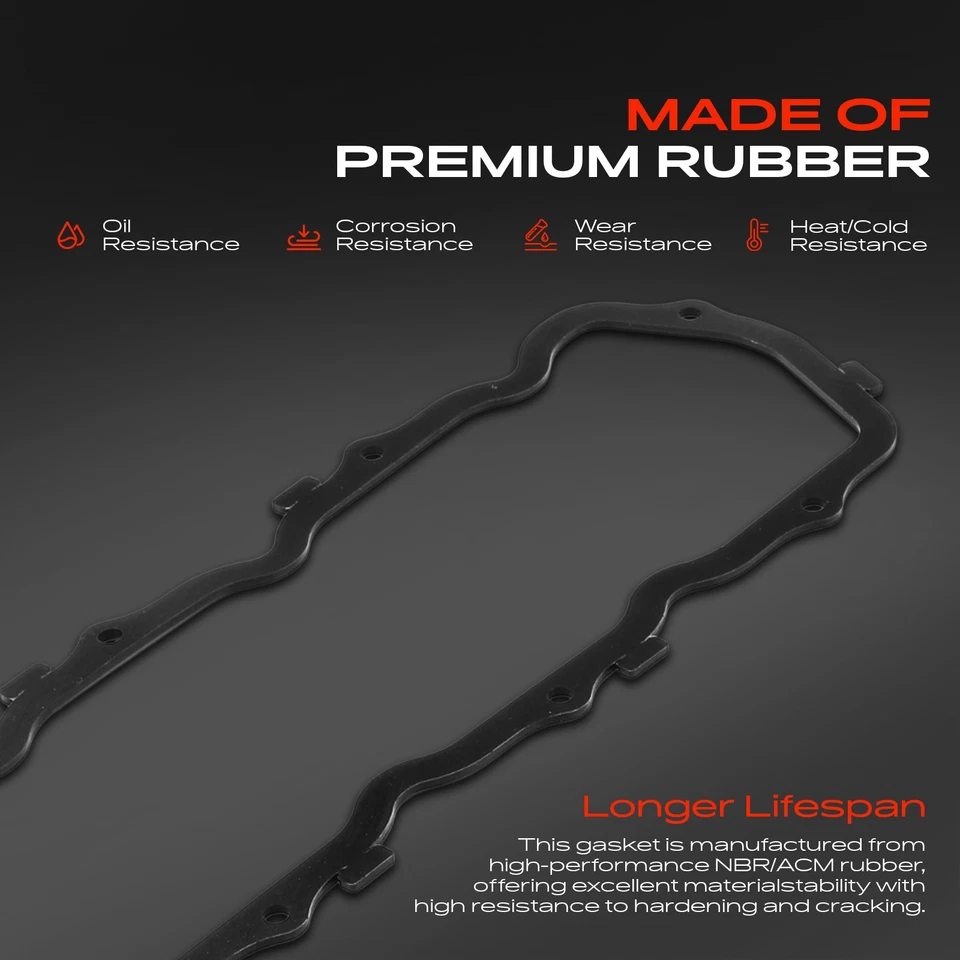 Juego de juntas de cubierta de válvula de motor para Ford F-250 F-350 83-94 F-150 E-350 Econoline Foto 3 de 4