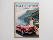 Fashion Magazine Poster | Vintage Summer Collection Retro Wall Art