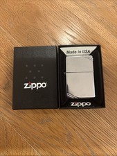 accendino zippo originale modello 260 Vintage con finitura cromo lucido.