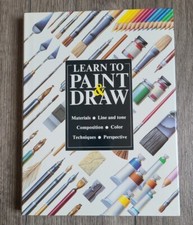 LEARN TO PAINT AND DRAW By Rh Value Publishing - Hardcover Excellent Condition