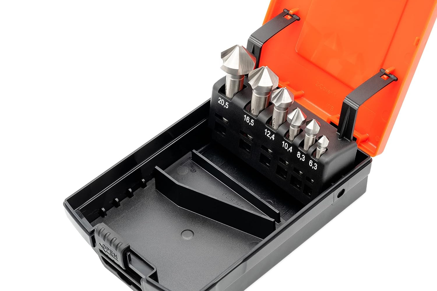 Fraises à fraiser HSSG 90° - Kit 6 pièces anti-vibration pour chanfrein net