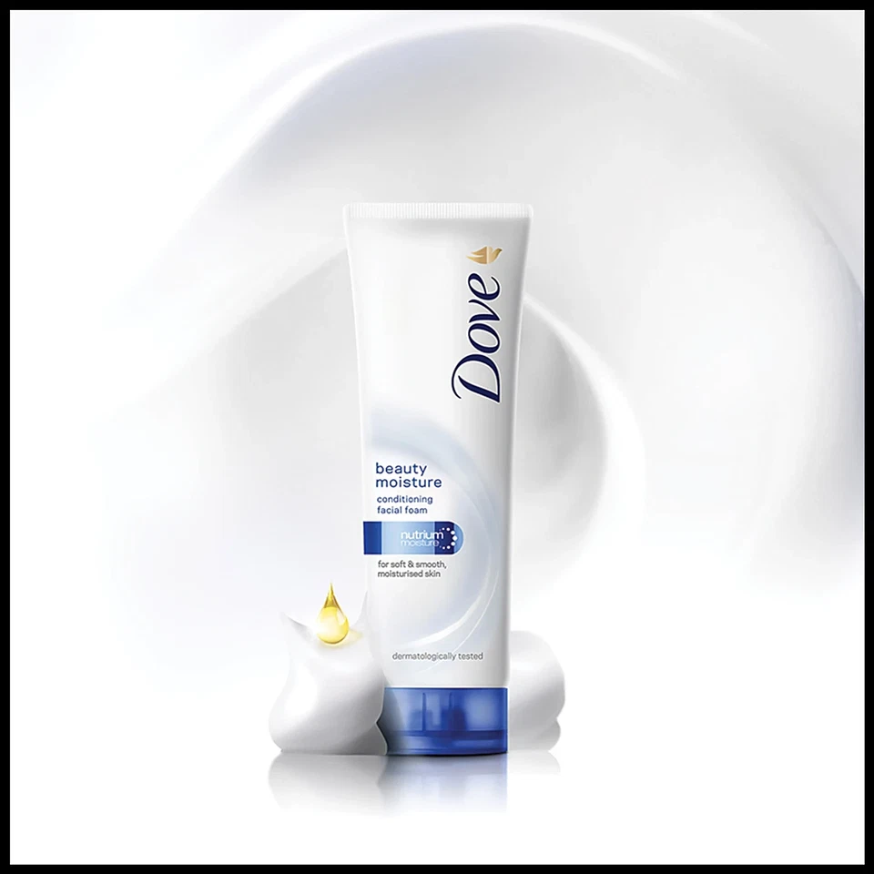 Limpiador facial suave acondicionador hidratante Dove Beauty 50 ml Foto 2 de 4