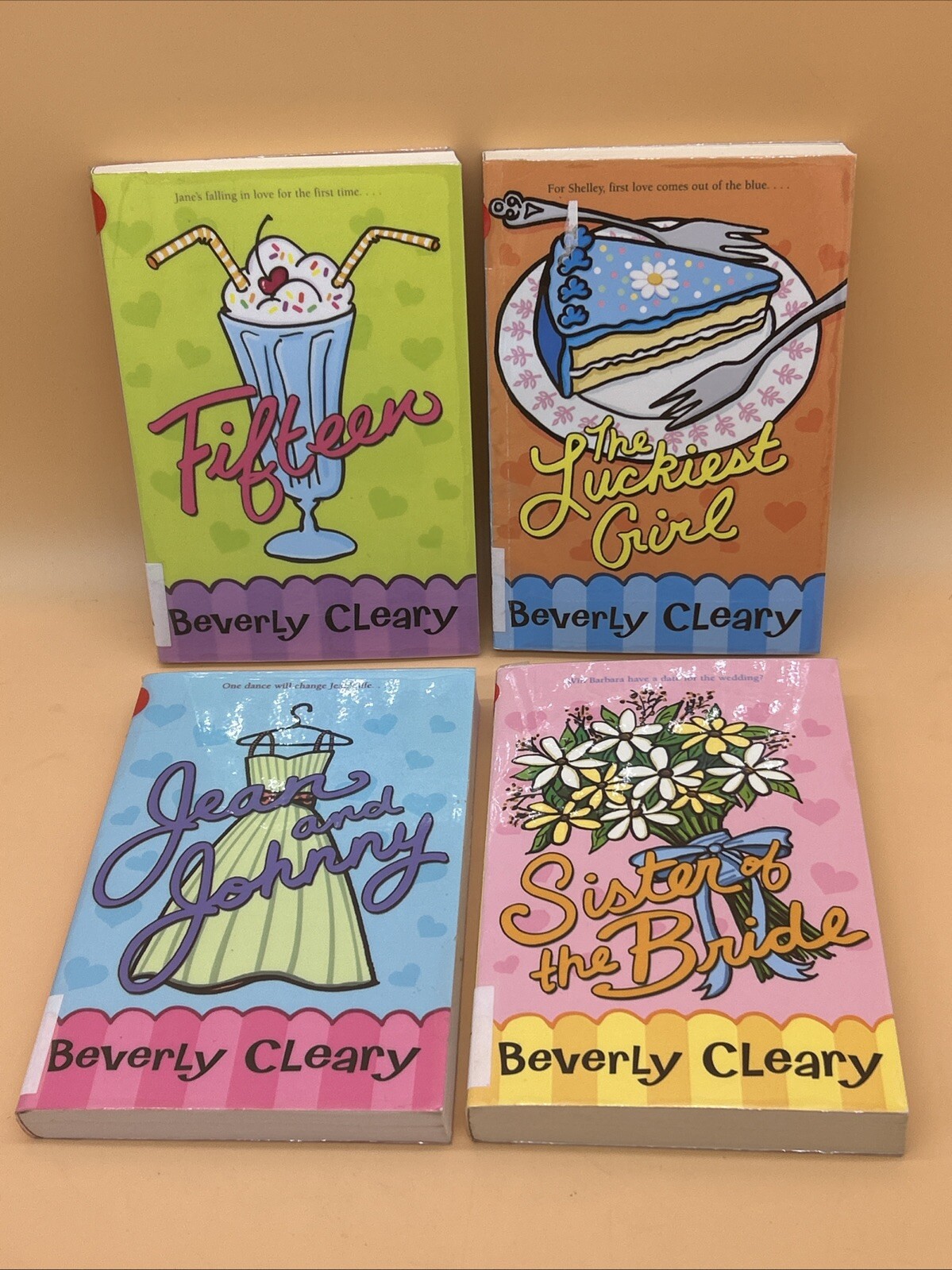 Beverly Cleary First Love Book Series Lot Of 4 Complete Series HTF Paperbacks