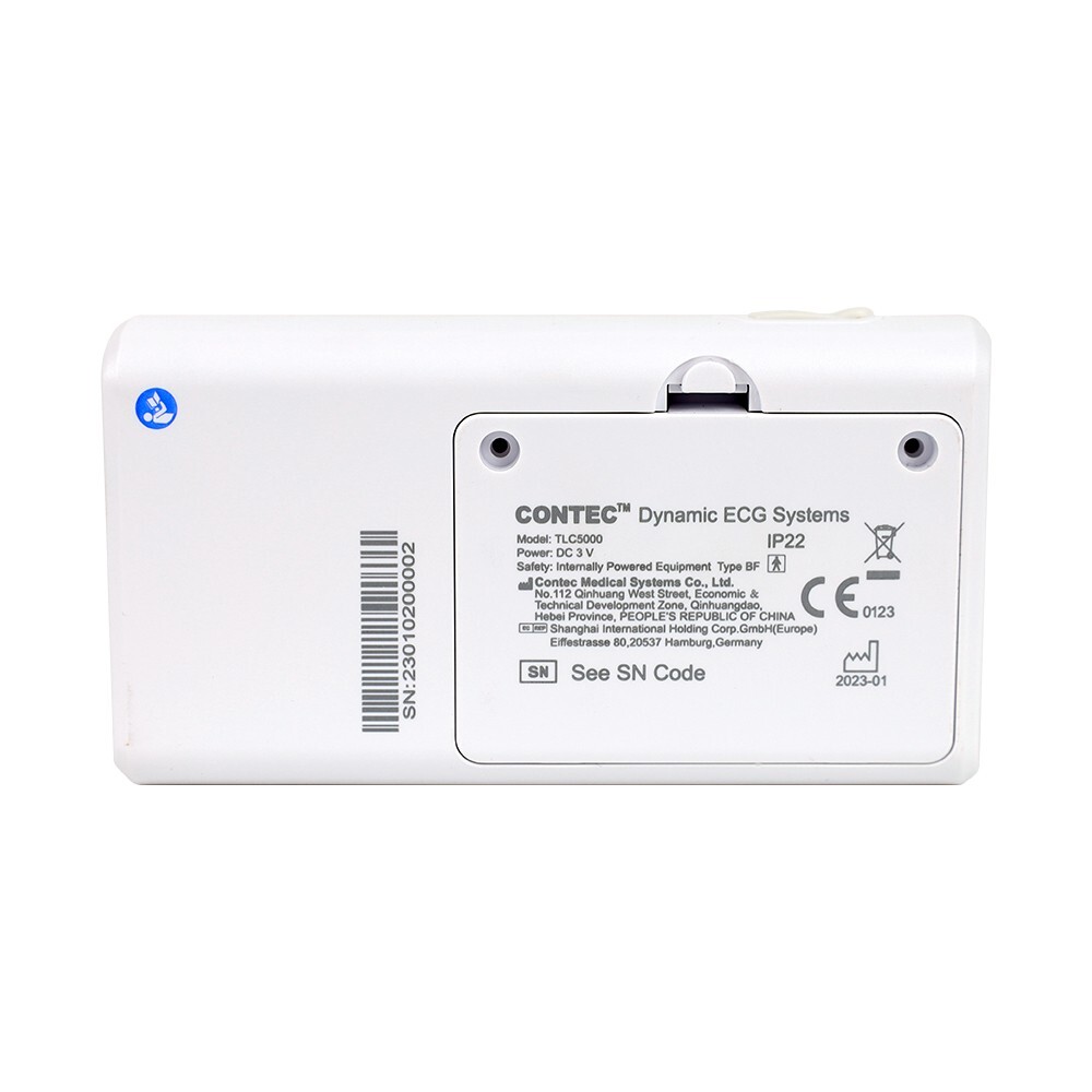 TLC5000 12Lead/Channel Holter ECG 24hours Monitor Sync PC Software