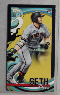 2022 Topps RIP Seth Beer Rookie Black SP Mini /50 MRIP-SBR Diamondbacks ...