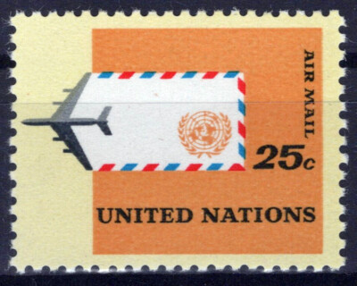 United Nations New York C12 MNH Air Post Aviation Planes ZAYIX