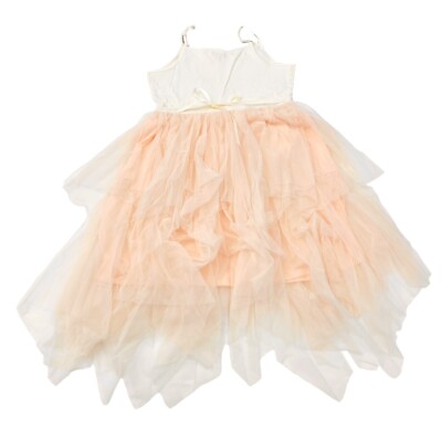 新品・タグ付き　Treat Girl's tulle frill jersey Zenzi Girls Size XXL 18 Tiered Tulle Dress Off-White | eBay