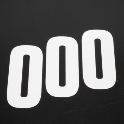 Autocollants - BLACK BIRD - Lot D'autocollants Numéros De Course - Noir - Foto 7