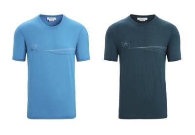 ICEBREAKER - Merino Tech Lite II T-Shirt Cadence Paths Herren - 150 g/m² Merino