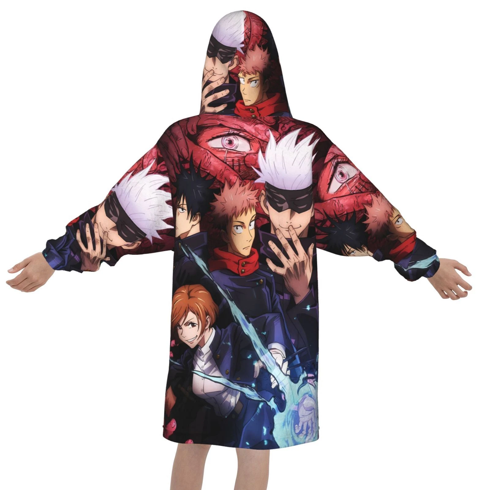Jujutsu Satoru Gojo Oversized Blanket Hoodie