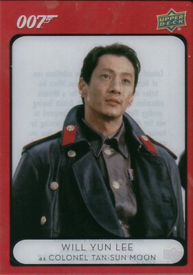James Bond Villains & Henchman, Will Yun Lee #67 (rot) Acetatkarte