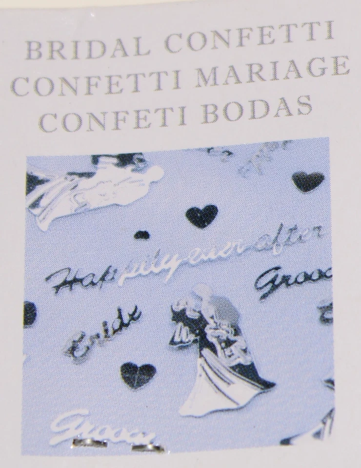 Victoria Lynn Bridal Silver Confetti Wedding Table Decoration 8oz - Image 3 of 3