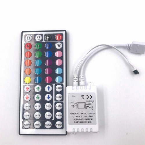 24-44 Key IR Remote Controller AC/DC 12V For 3528 5050 RGB LED Light Strip BL - Picture 17 of 26