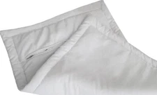 White Queen Sz Down Alternative Premium Polyester Infused Bed Pillow Case Cover 