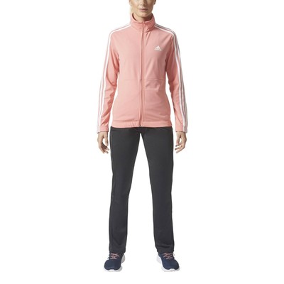 adidas tracksuit pink and black