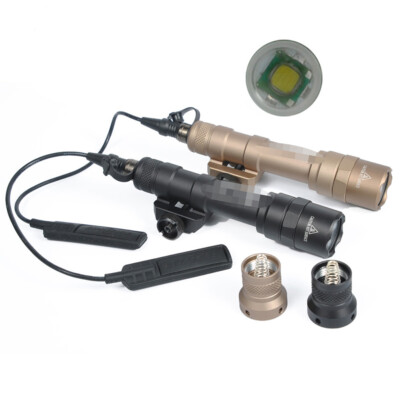 Light LED Flashlight w/ Tail Switch Controller Rifle Light For M600
