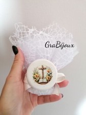 Bomboniera sacchettino comunione bimbo/a calamita completa