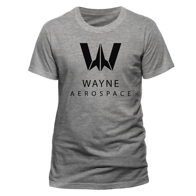 Offizielles Batman T-Shirt Wayne Aerospace Justice League Gotham Dark Knight DC