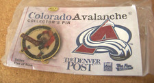Colorado Avalanche Peter Forsberg 1997 - 98 season lapel pin #5 of 9 Denver Post