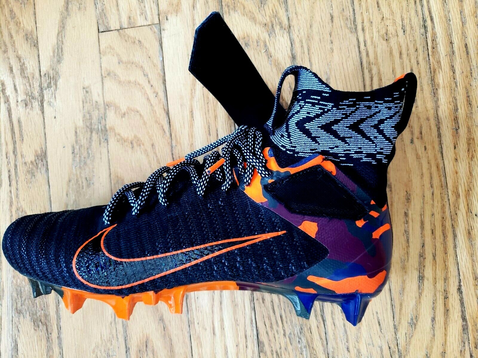 nike alpha cleats orange