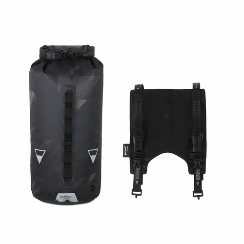 XTOURING HANDLEBAR HARNESS BLACK + 15L DRY BAG CYBER-CAMO DIAMOND BLACK BUNDLE - Picture 2 of 12