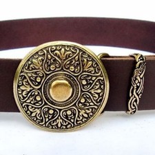 Arabische Arabeske Buckle G&uuml;rtel 4 cm Larp Reenactment Kleidung - NEU