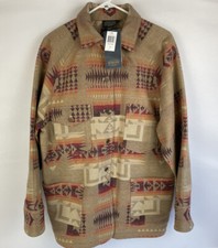 Pendleton Woolen Mills Aztec Button Up Oversized Shirt Jacket Women’s Large